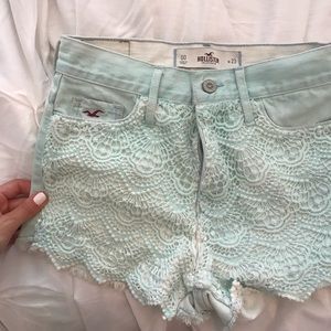 Pastel Crochet Shorts